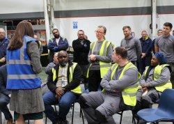 Catherine Atkinson MP meets the team behind Derbys cutting-edge vehicle conversions